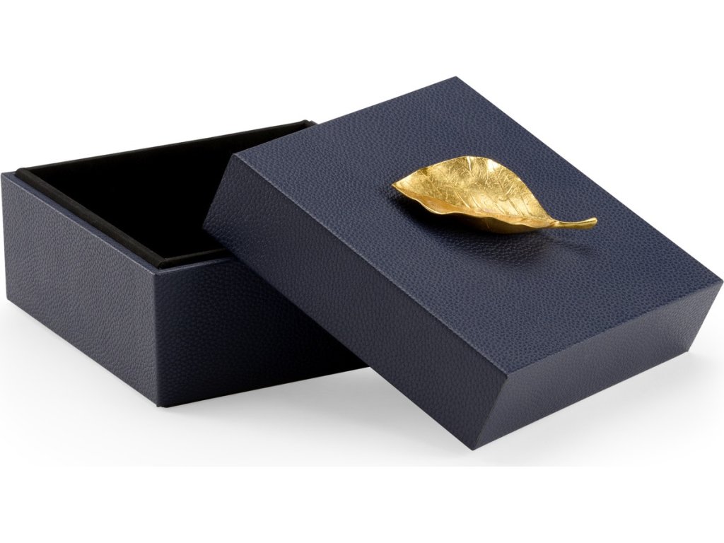 Leaf Box - Navy - image 1