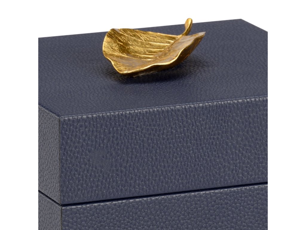 Leaf Box - Navy - image 2