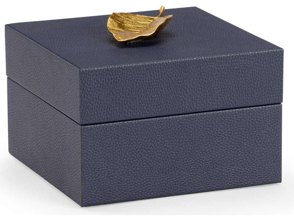 Leaf Box - Navy - main image