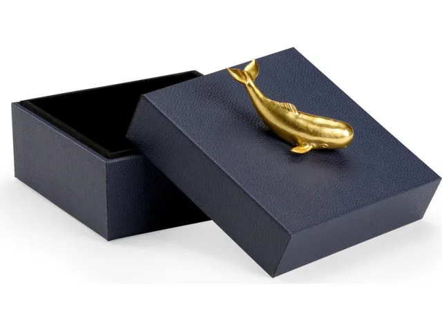 William Whale Box - Navy - Alternative View