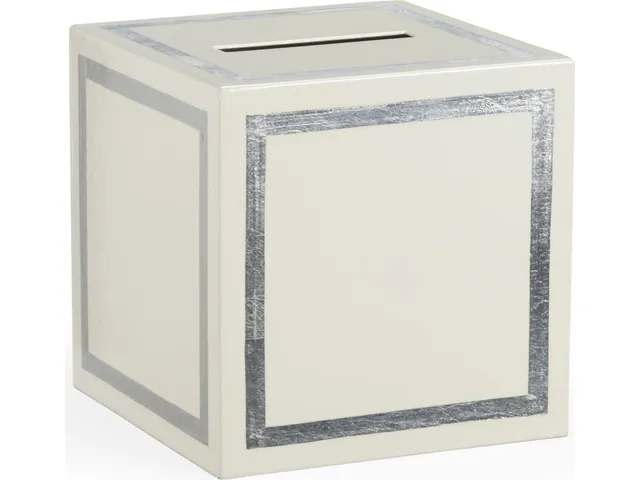 Ibiza Tissue Box - Silver