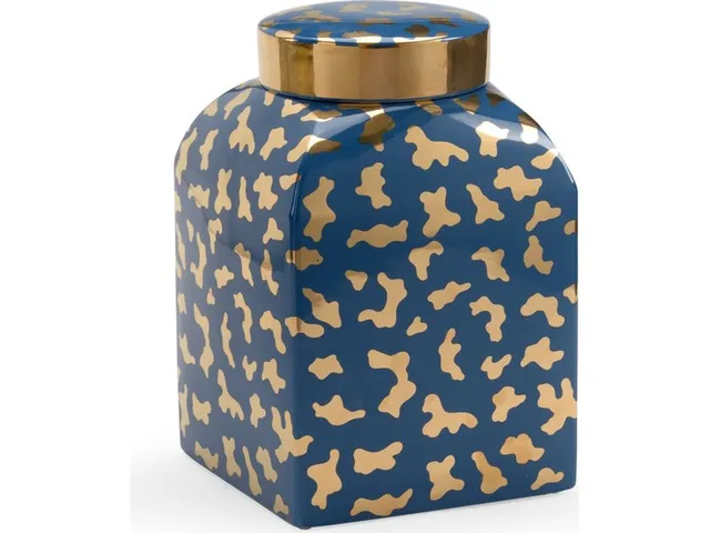 Jungle Ginger Jar - Blue - Alternative View