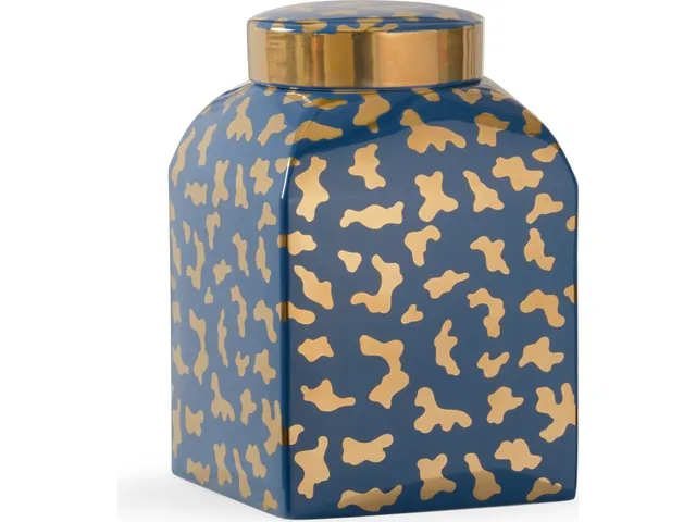 Jungle Ginger Jar - Blue