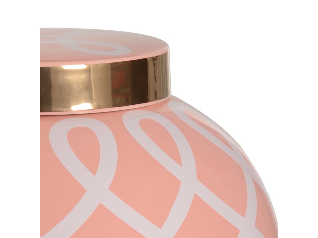 Sarah Ginger Jar - Coral - image 1