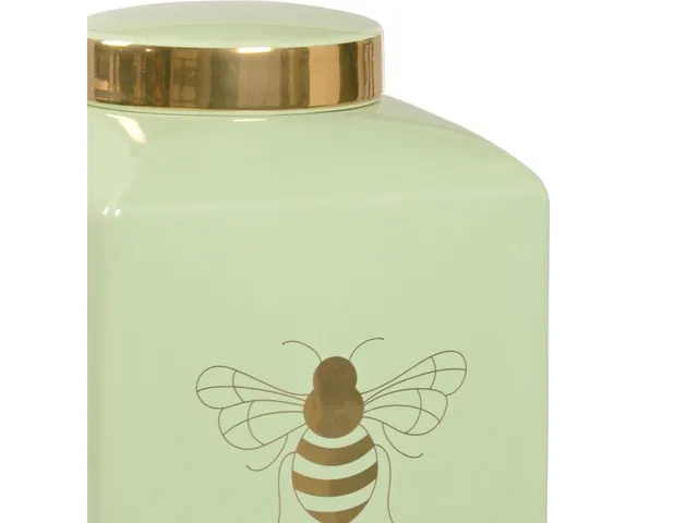 Bee Gracious Ginger Jar - Pistachio - Alternative View