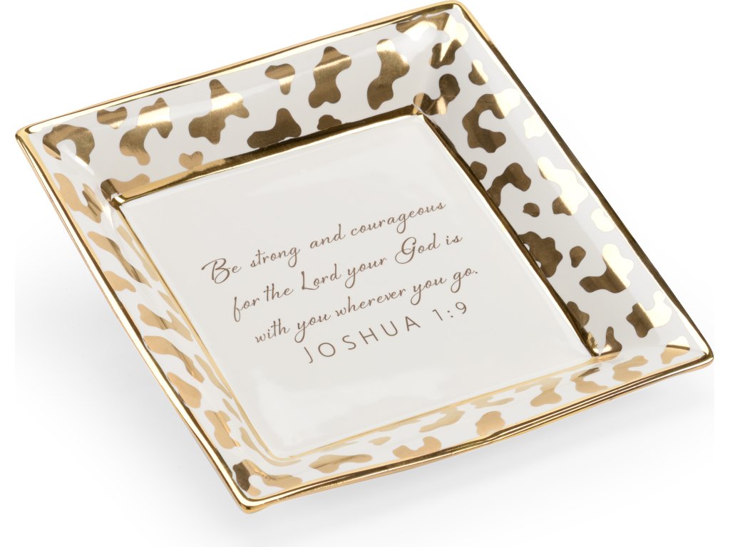 Square Jungle Verse Plate - White - main image