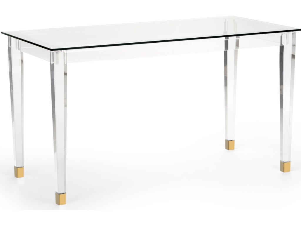 Acrylic Denver Desk Brass - main image