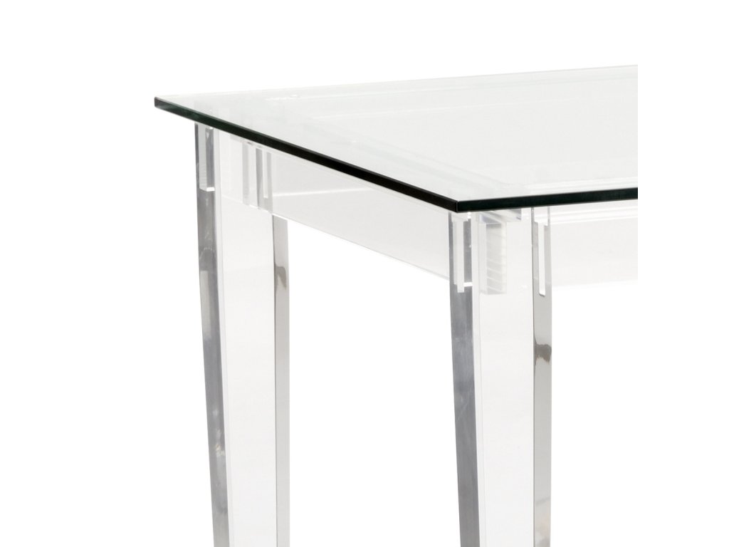 Acrylic Denver Desk - Silver - image 1