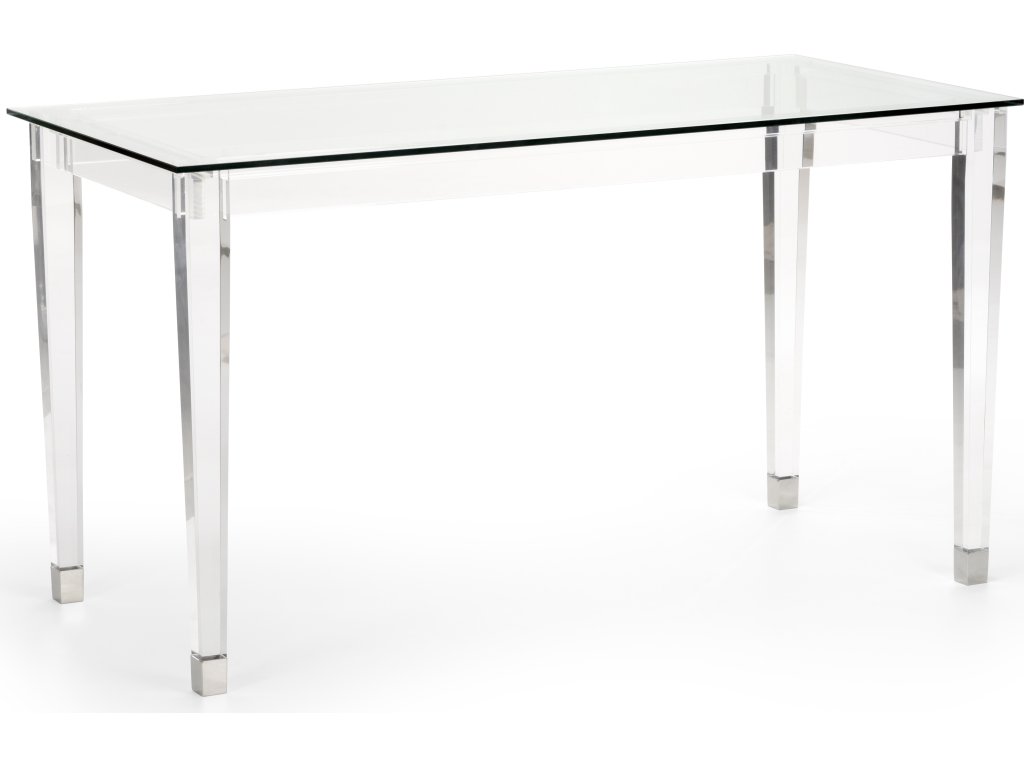 Acrylic Denver Desk - Silver - main image