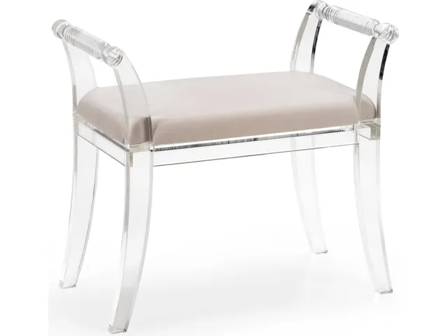 Neoclassic Acrylic Bench