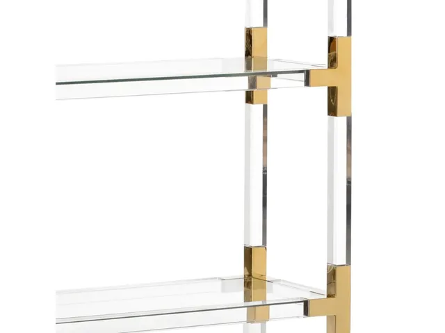 Gainsboro Etagere - Brass