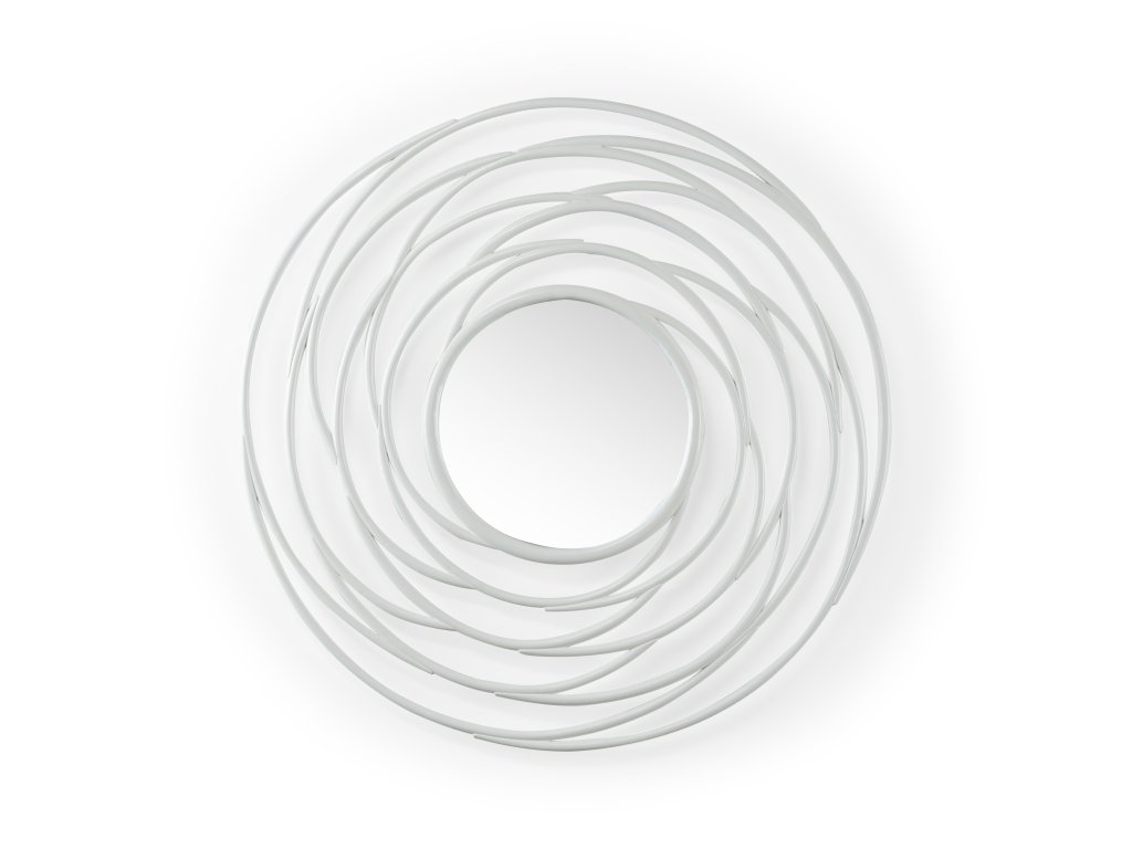 Swirl Mirror - White - main image