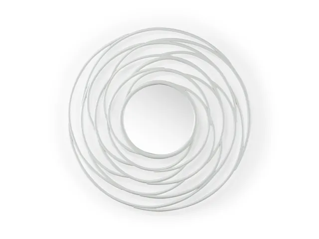 Swirl Mirror - White