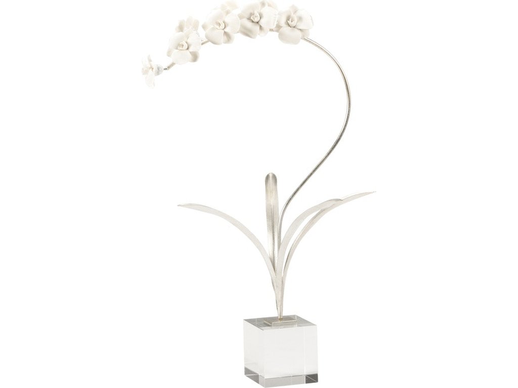 Orchid On Stand - Silver (Med) - main image