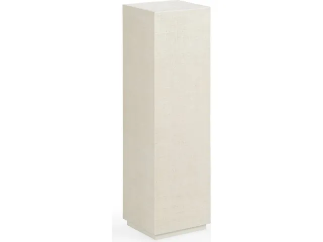 Raffia Pedestal - White (Sm)