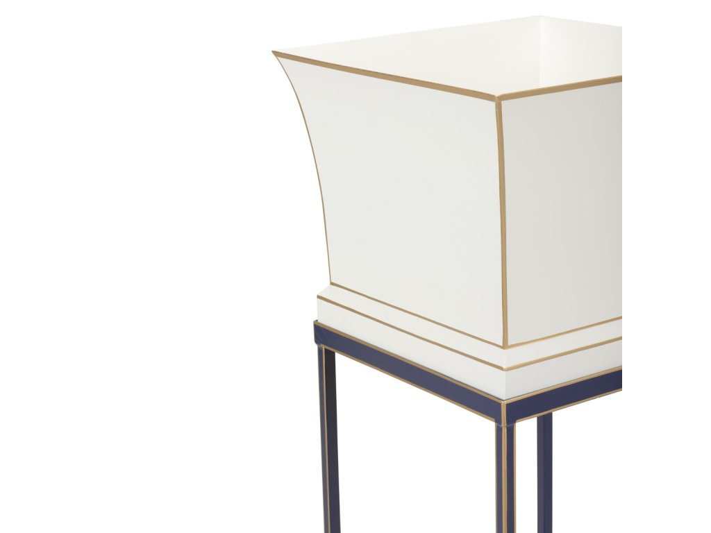 Morrow Tole Planter - Navy - image 2