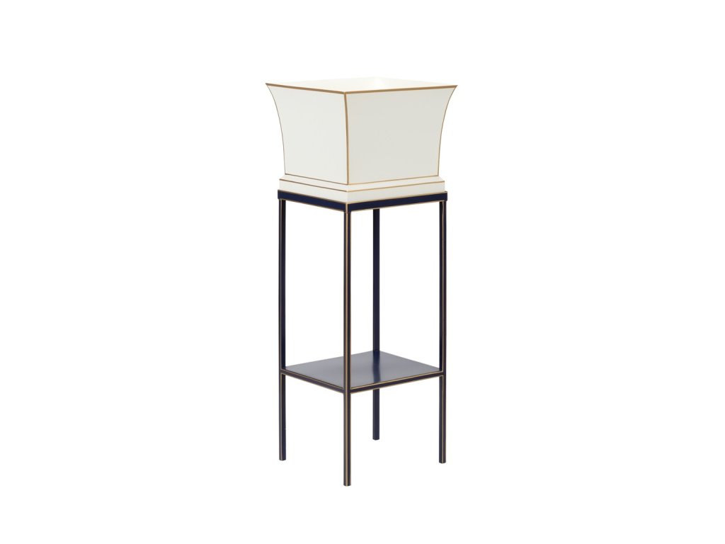 Morrow Tole Planter - Navy - main image