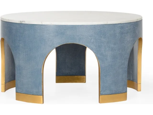 Aqueduct Cocktail Table - Blue