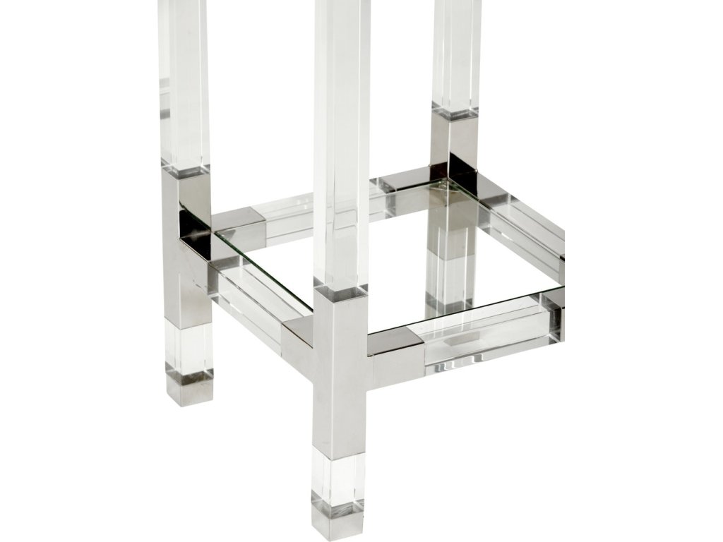 Chelsea Pedestal - Clear/Silver (Sm) - image 1