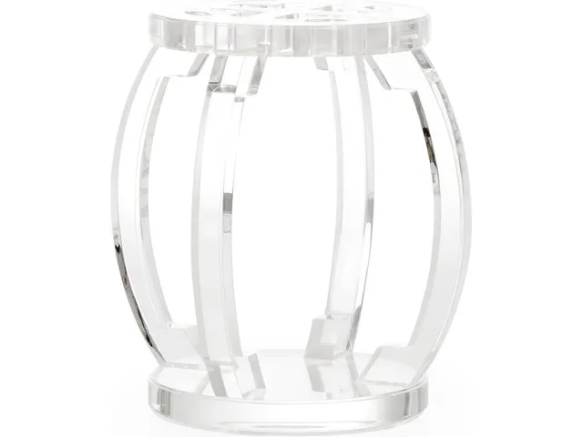 Lucite Garden Stool