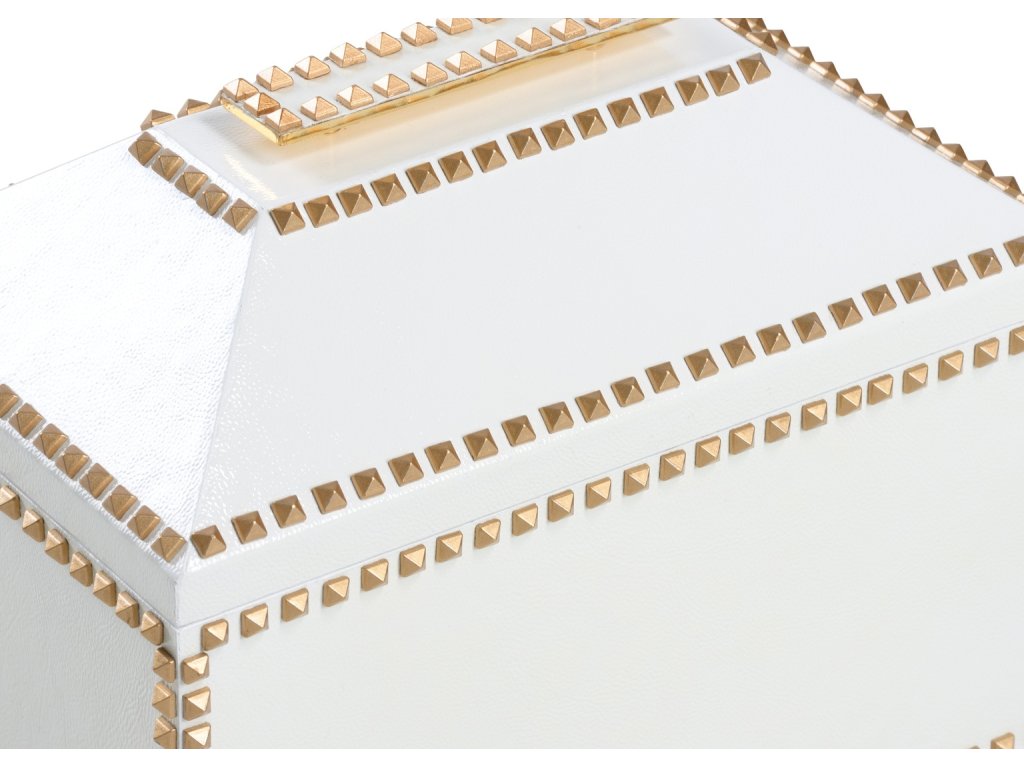 Chic Studded Box - White - image 2