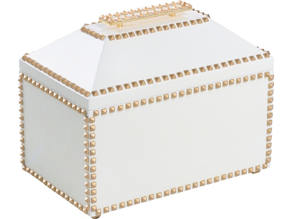 Chic Studded Box - White - main image