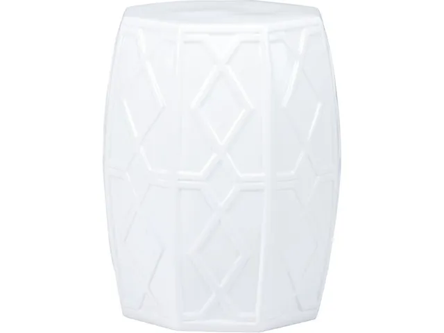 Andreu Garden Stool - White