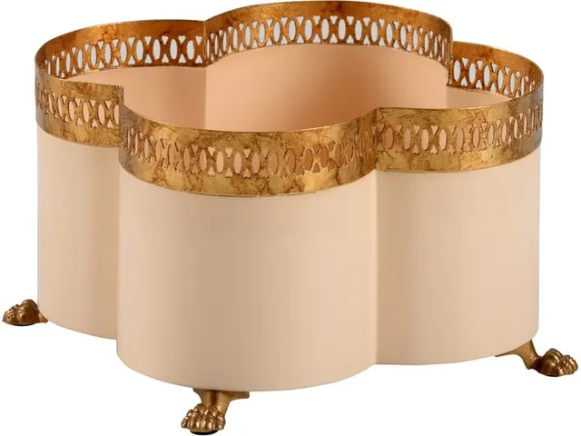 Tracery Cachepot - Puckett Coral (Sm)