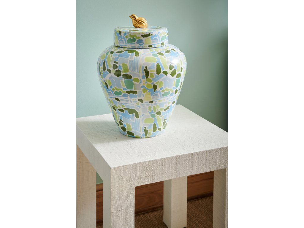 Lumberton Jar With Lid - Blue/Green - image 3