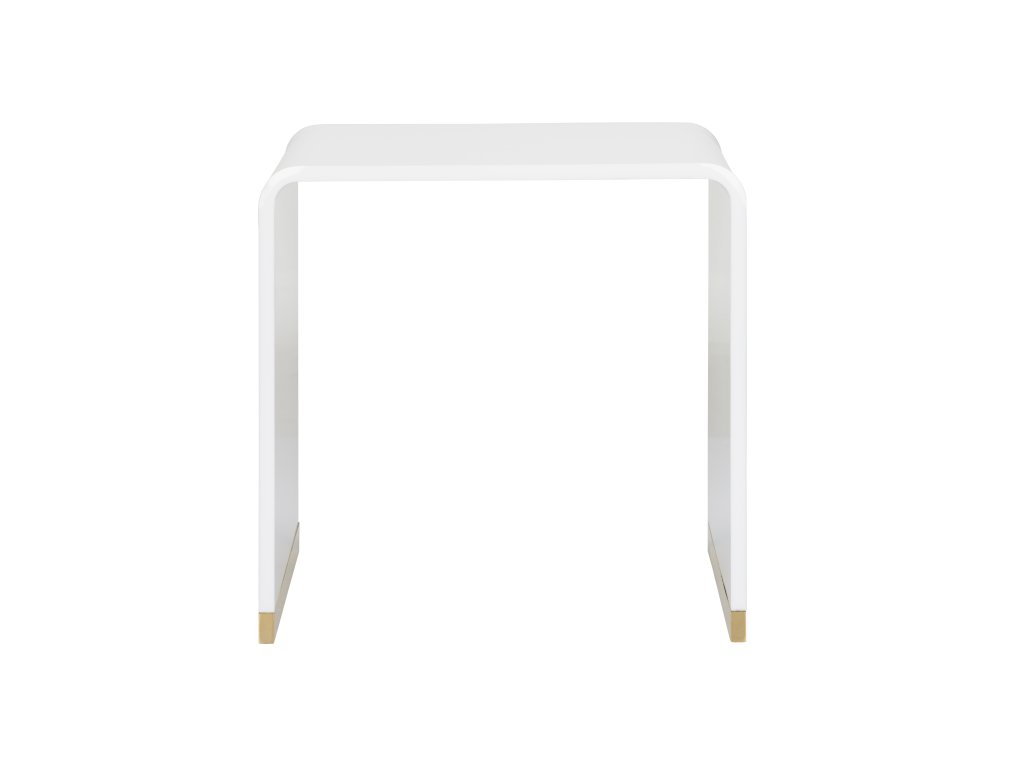Waterfall End Table - White - image 2