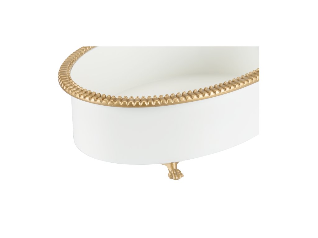 Pie Crust Cachepot - White (Lg) - image 3