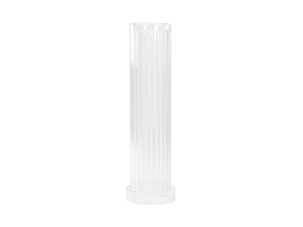 Fluted Acrylic Column - Clear - main image
