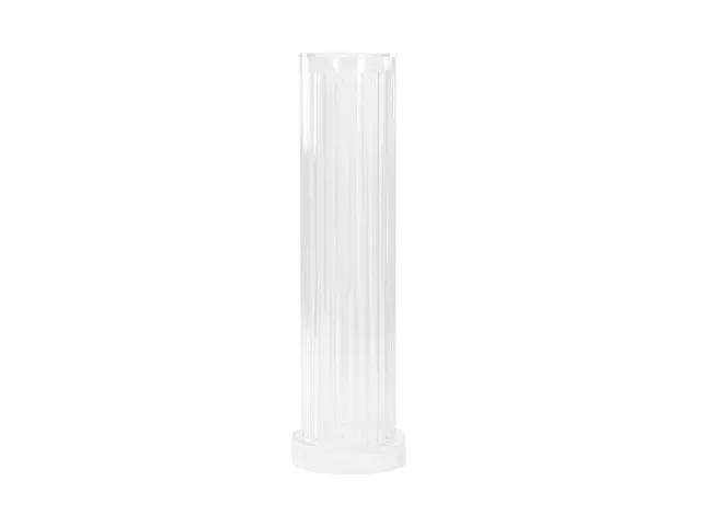 Fluted Acrylic Column - Clear