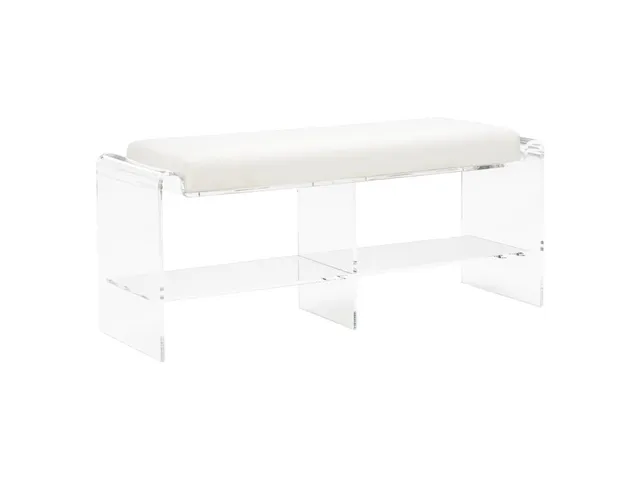 Renee Acrylic Long Bench