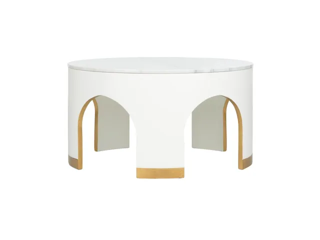 Aqueduct Cocktail Table - White