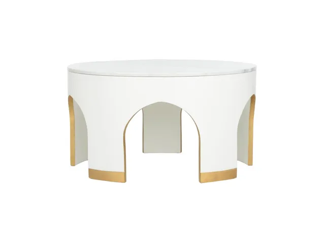 Aqueduct Cocktail Table - White