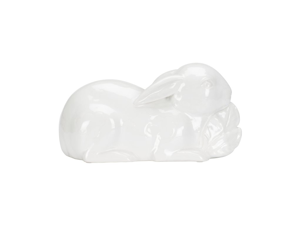 Staffordshire Rabbit - White - image 2