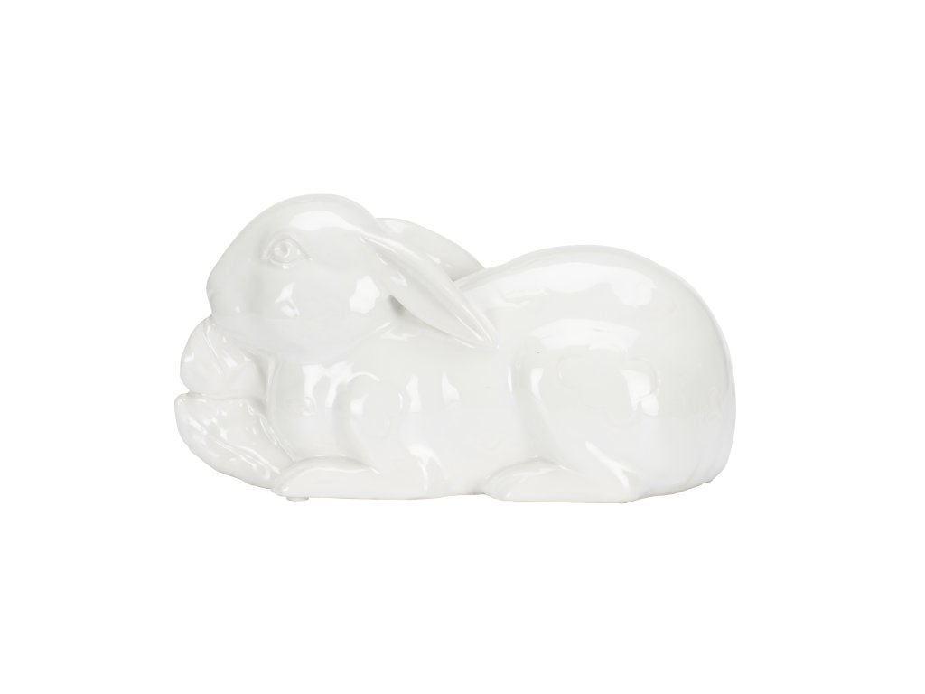 Staffordshire Rabbit - White - image 4