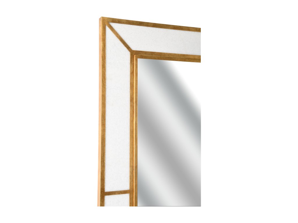 Madison Marbleized Mirror - Brass - image 1