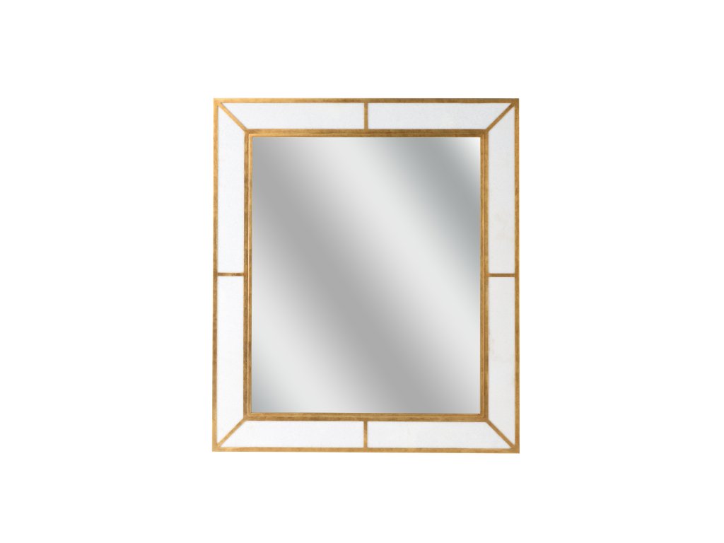 Madison Marbleized Mirror - Brass - main image