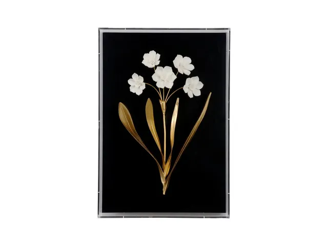 Porcelain Flower Black - B
