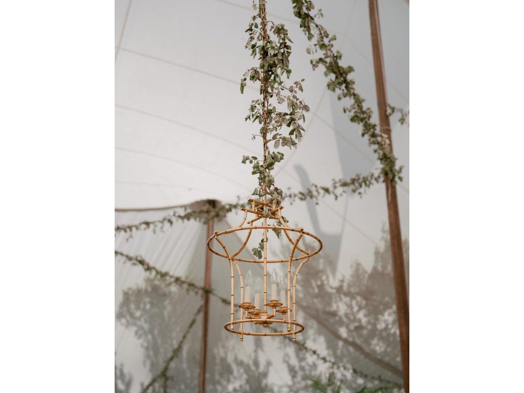 Bamboo Chandelier - image 1