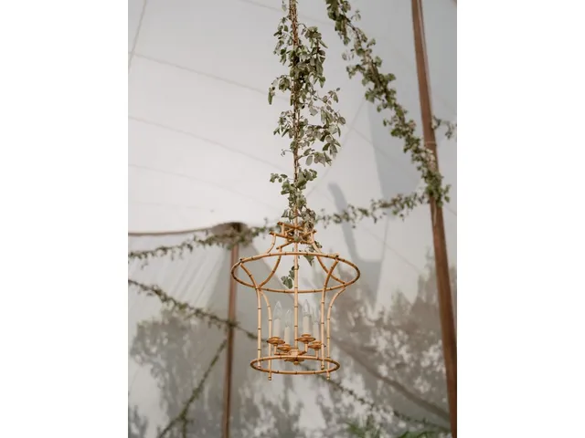 Bamboo Chandelier - Alternative View