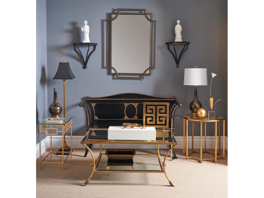 Brass Bamboo Column Floor Lamp - image 1
