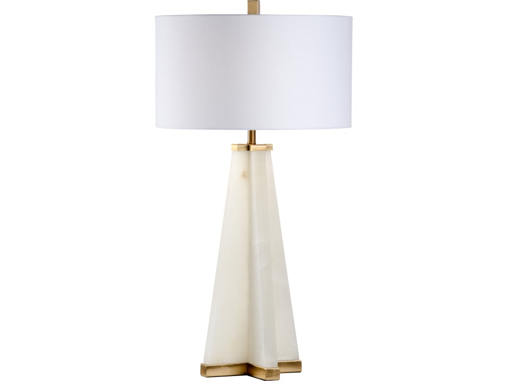 Alabaster Pyramid Lamp - main image