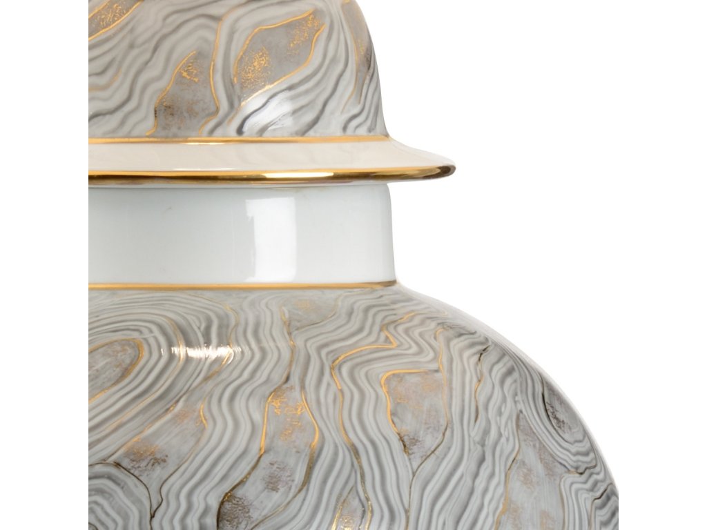 Gray Marblized Lamp - image 1