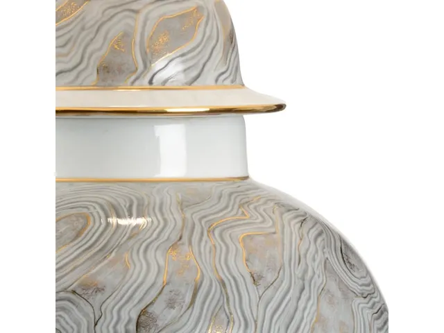 Gray Marblized Lamp - Alternative View