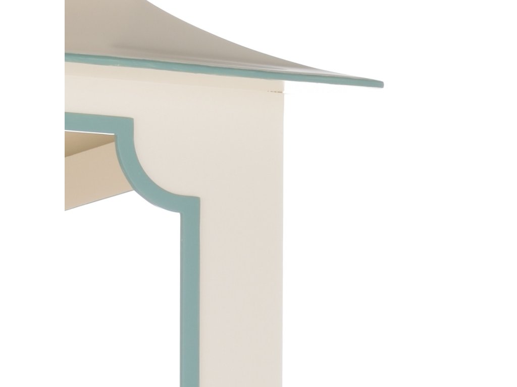 Tole Pagoda Lantern - (Lg) - Cream - image 1