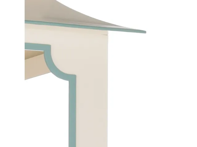 Tole Pagoda Lantern - (Lg) - Cream - Alternative View