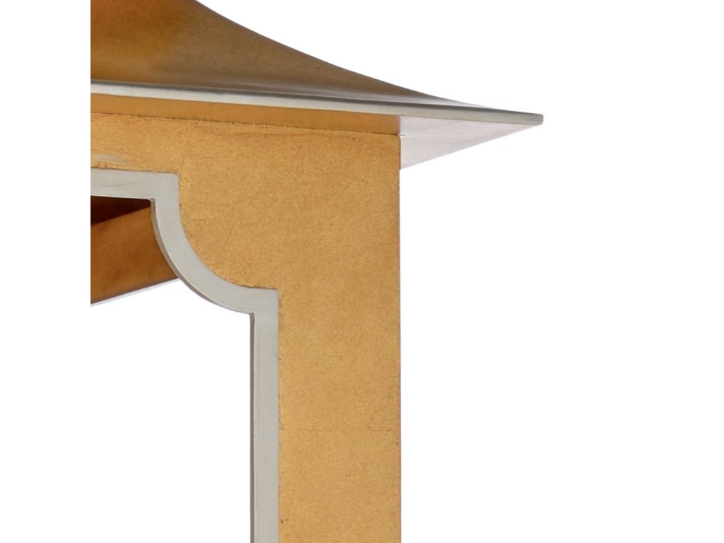 Tole Pagoda Lantern - Gold - image 1